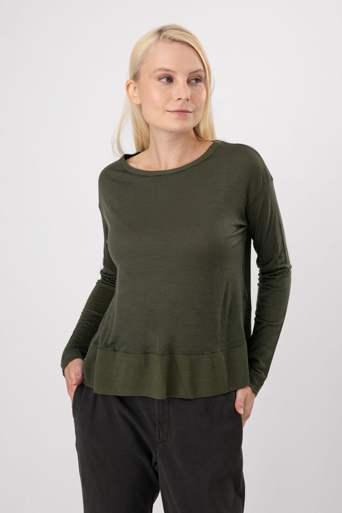 Transit Sırttan Düğmeli Yün Triko-Libas Trendy Fashion Store