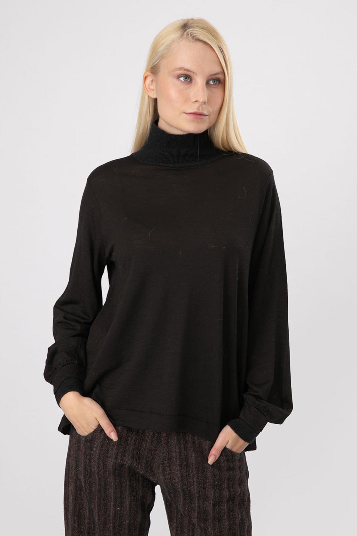 Transit Balıkçı Yaka İnce Yün Triko-Libas Trendy Fashion Store