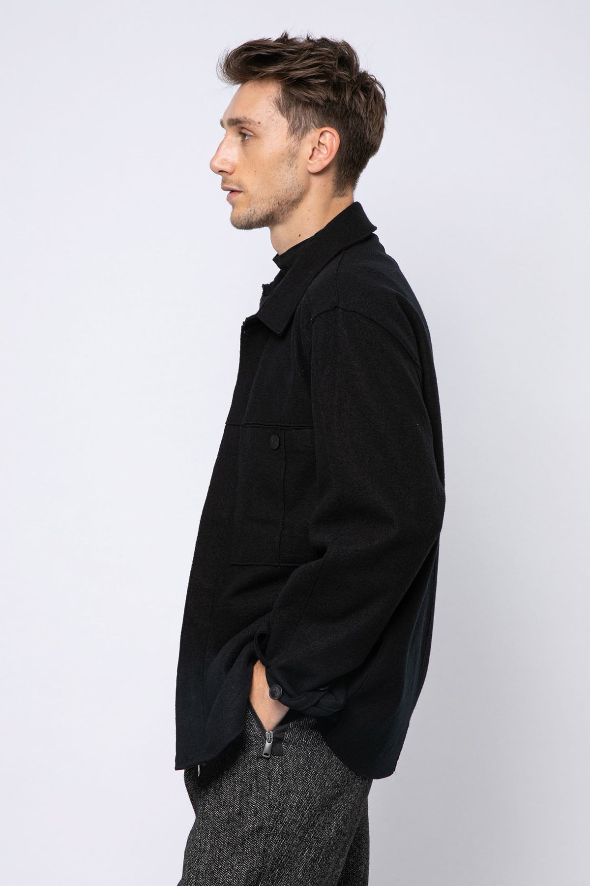 Transit Fermuarlı Yün Gömlek Ceket-Libas Trendy Fashion Store