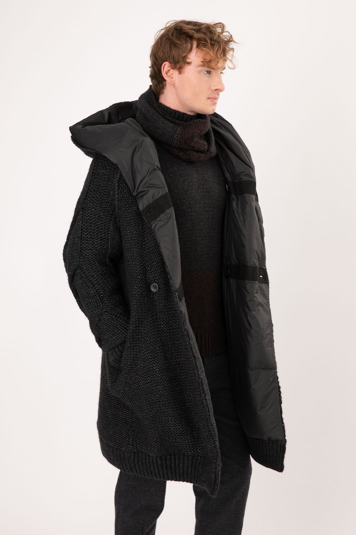 Transit Çift Taraflı Yün Kaban-Libas Trendy Fashion Store