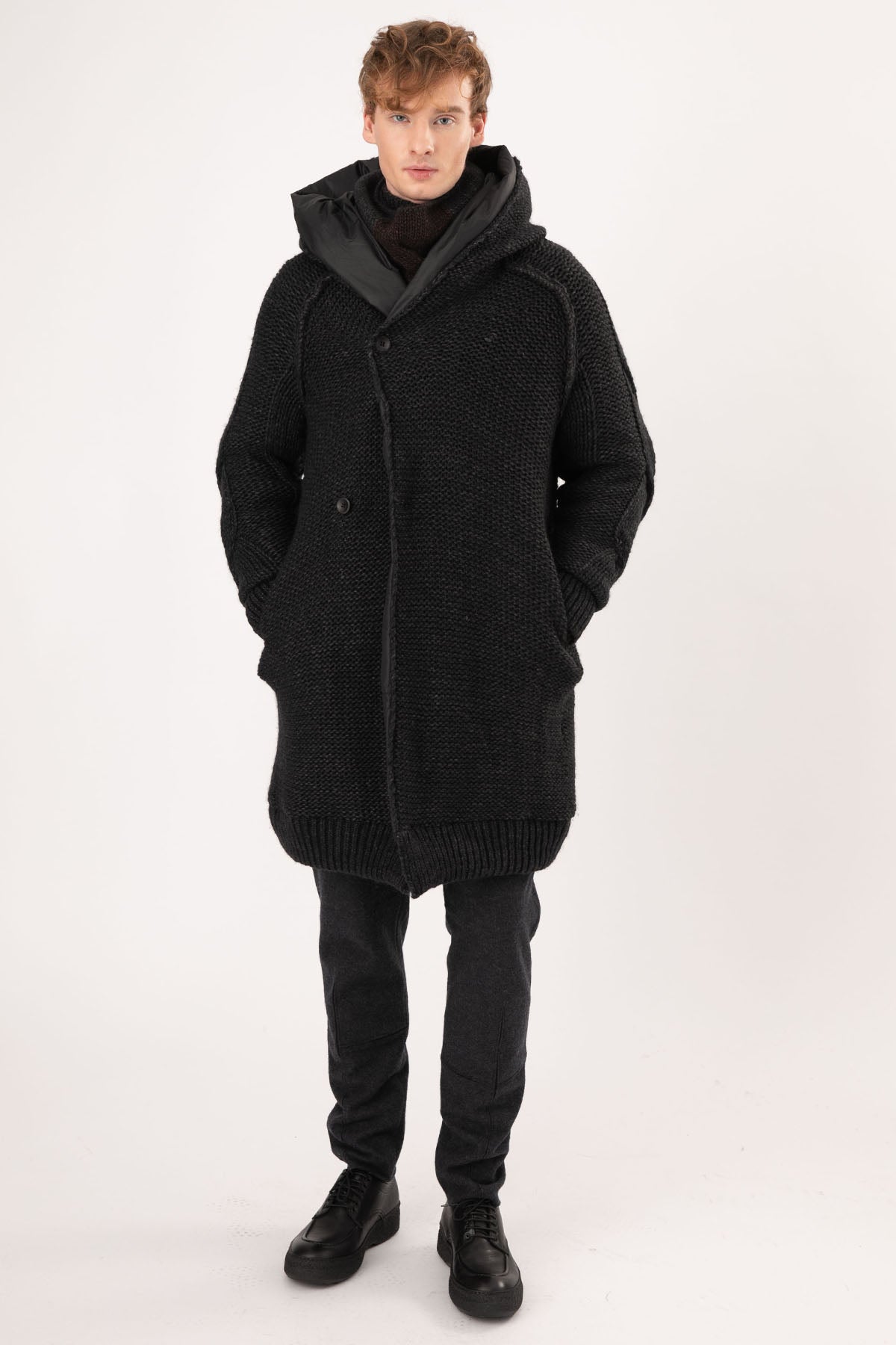 Transit Çift Taraflı Yün Kaban-Libas Trendy Fashion Store