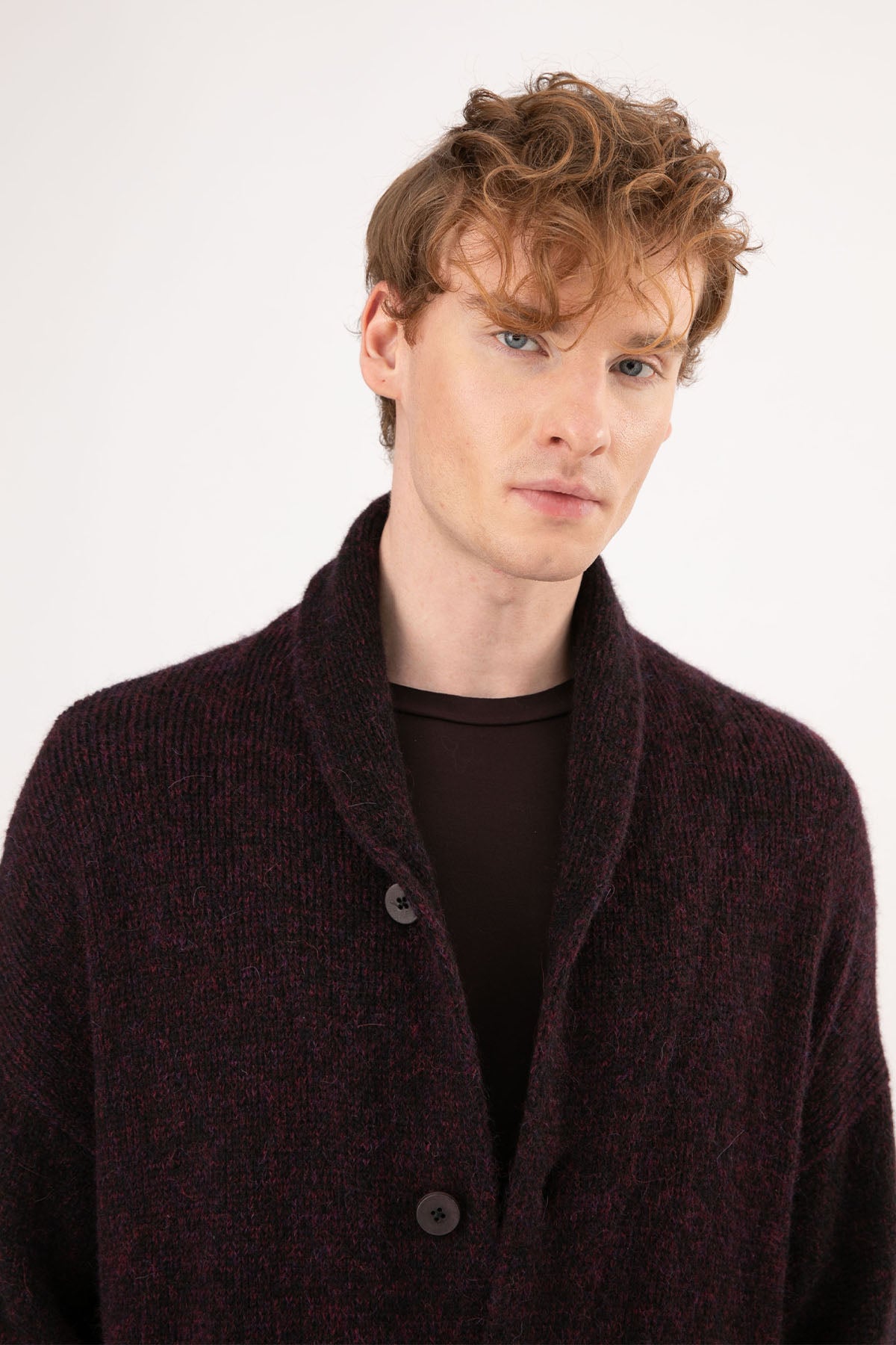 Transit Şal Yaka Örgü Yün Ceket-Libas Trendy Fashion Store