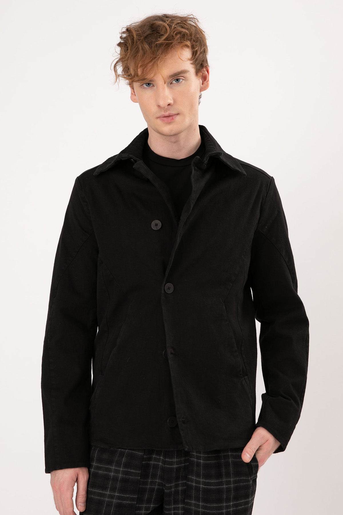 Transit Düğmeli Kısa Ceket-Libas Trendy Fashion Store