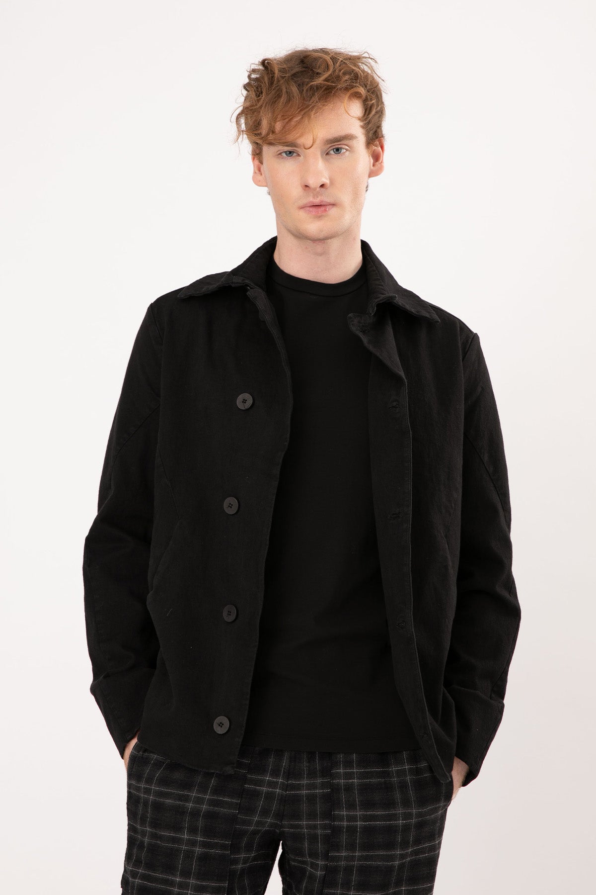 Transit Düğmeli Kısa Ceket-Libas Trendy Fashion Store