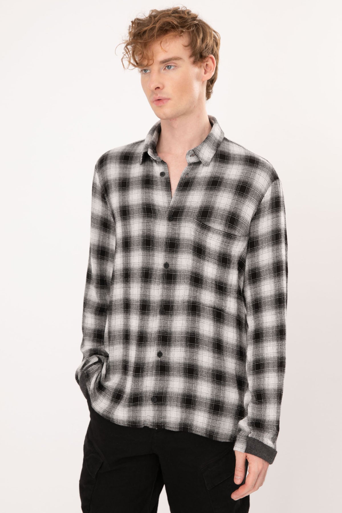 Transit Ekose Desenli Yün Gömlek-Libas Trendy Fashion Store