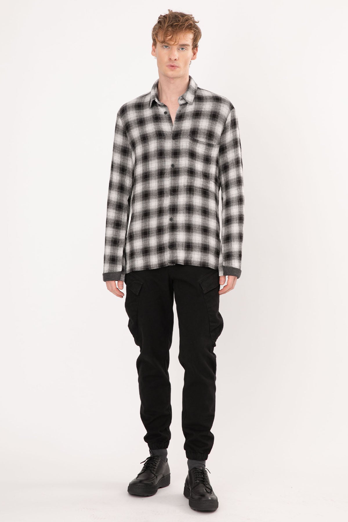 Transit Ekose Desenli Yün Gömlek-Libas Trendy Fashion Store