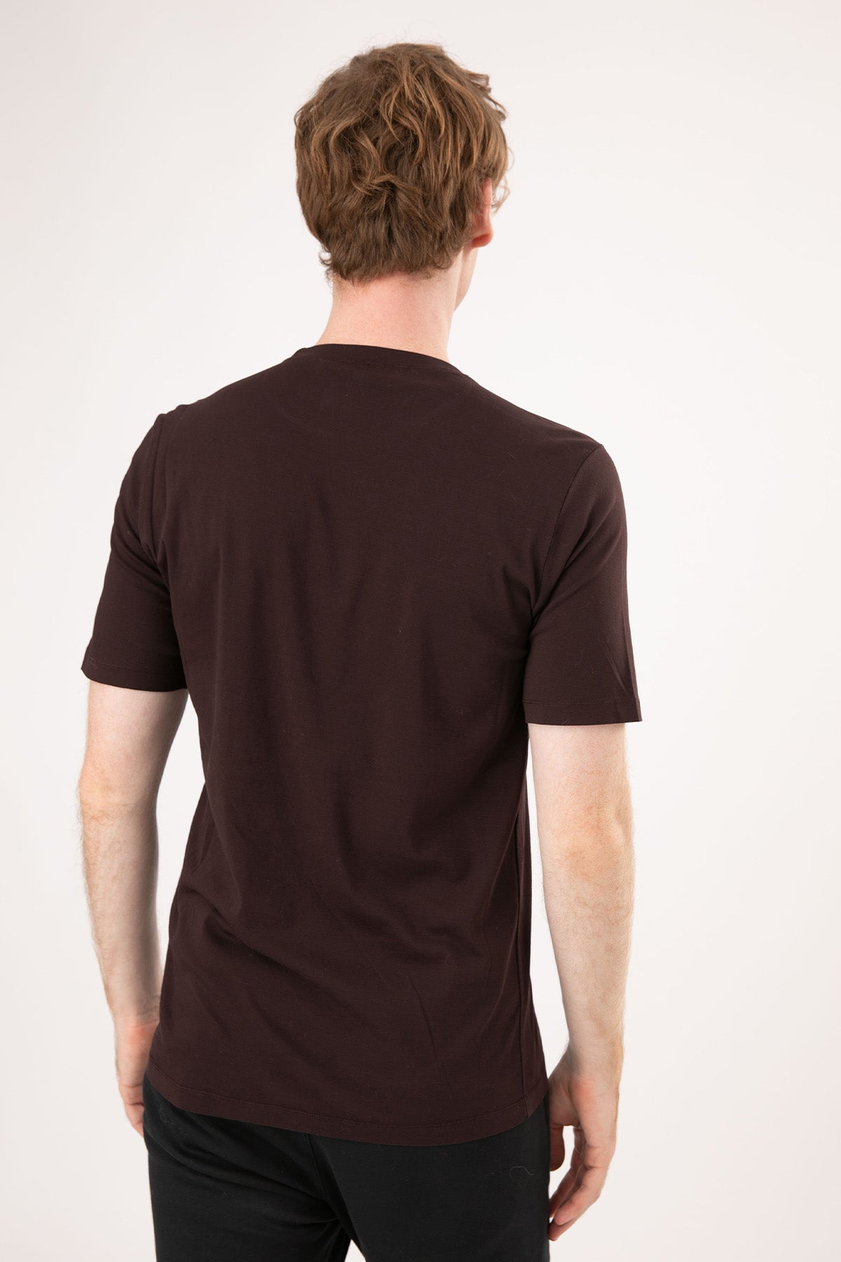 Transit Yuvarlak Yaka Streç T-shirt-Libas Trendy Fashion Store