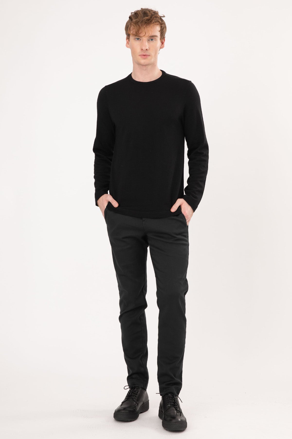 Transit Yuvarlak Yaka Yün Triko-Libas Trendy Fashion Store