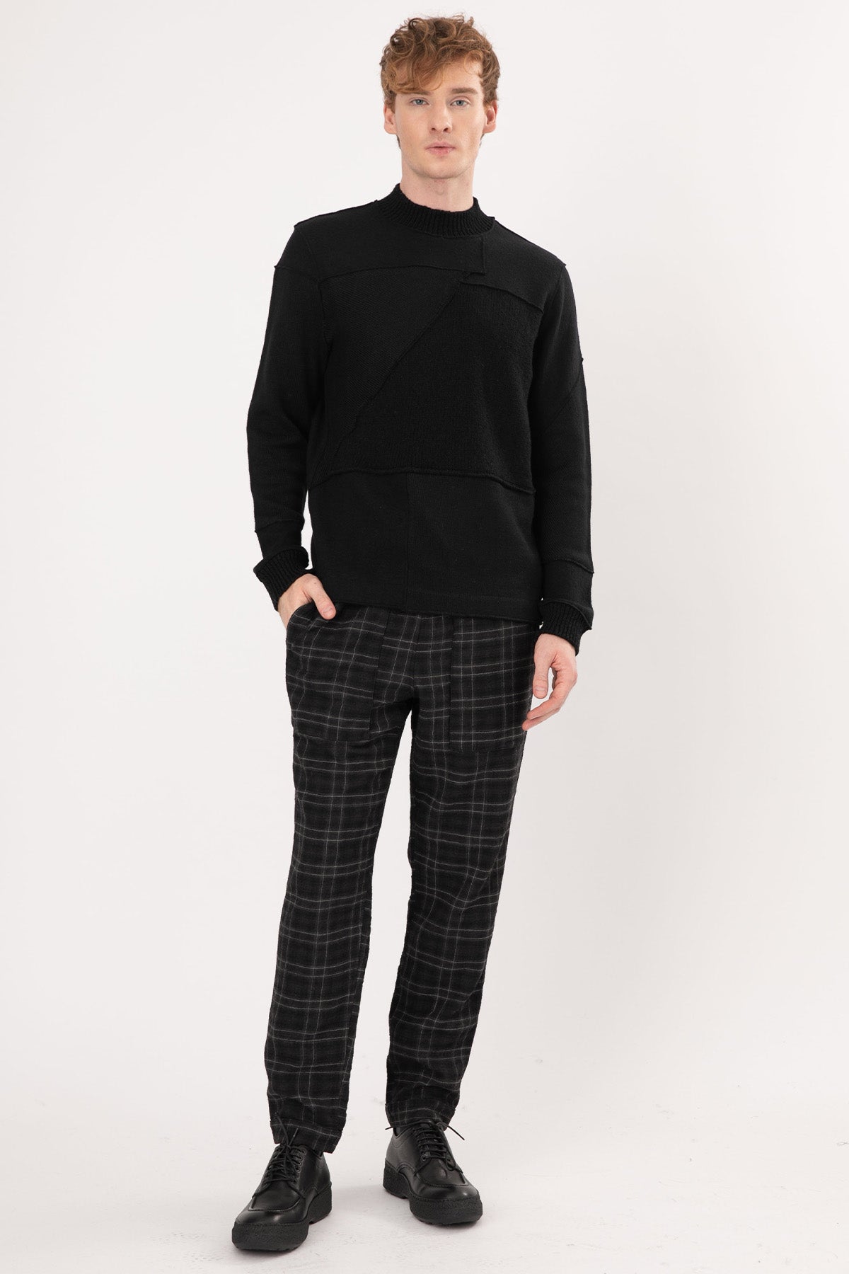 Transit Parçalı Tasarım Triko-Libas Trendy Fashion Store