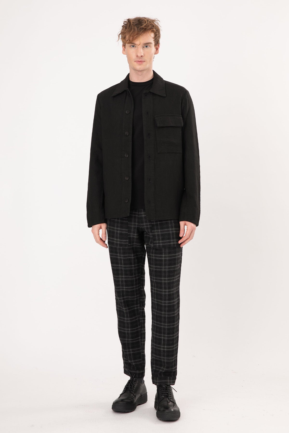 Transit Çift Taraflı Yün Gömlek Ceket-Libas Trendy Fashion Store