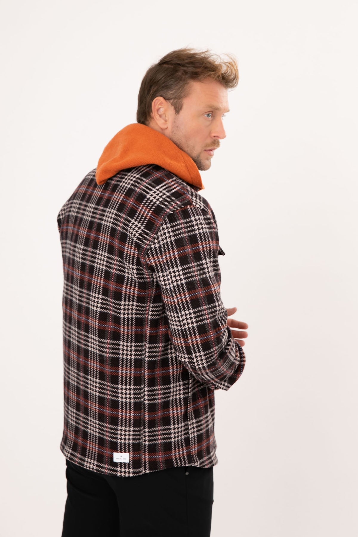 Manuel Ritz Ekoseli Yün Gömlek Ceket-Libas Trendy Fashion Store