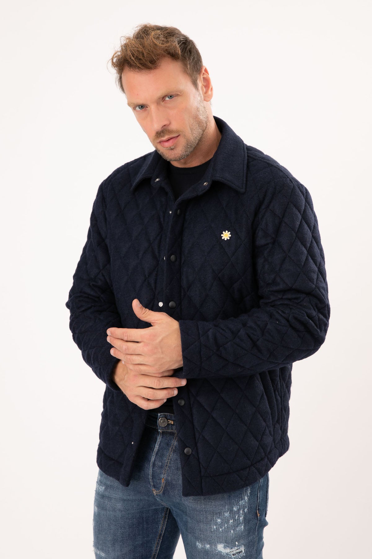 Manuel Ritz Kapitone Yün Mont Ceket-Libas Trendy Fashion Store