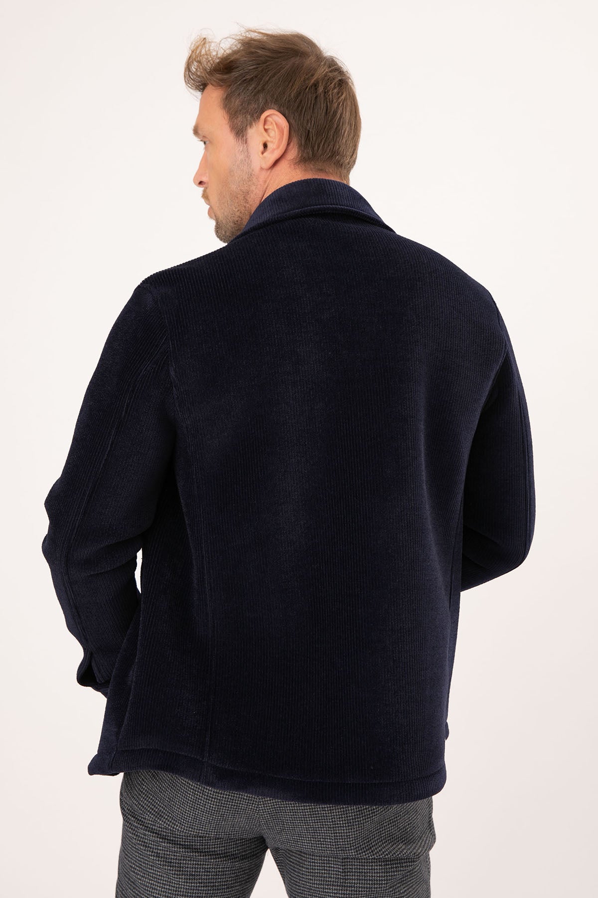 Manuel Ritz Fitilli Kadife Gömlek Ceket-Libas Trendy Fashion Store