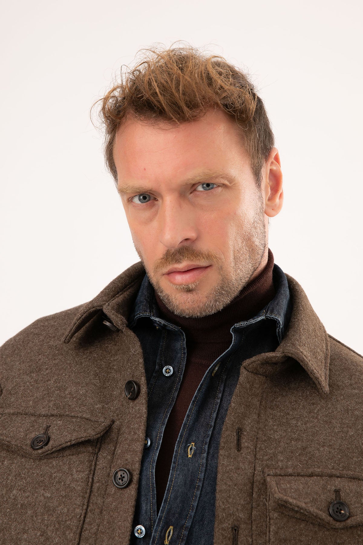 Manuel Ritz Cep Detaylı Yün Kaban-Libas Trendy Fashion Store