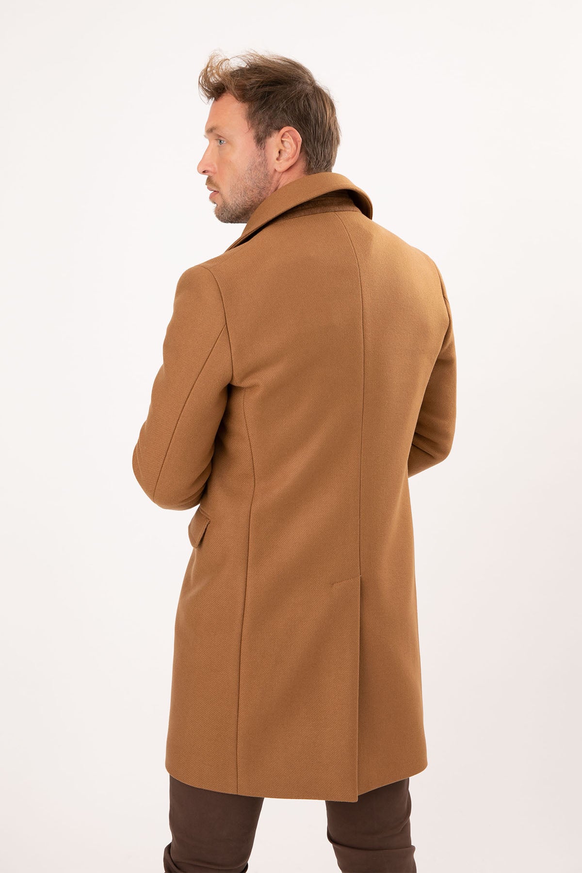 Manuel Ritz Kruvaze Yün Kaban-Libas Trendy Fashion Store