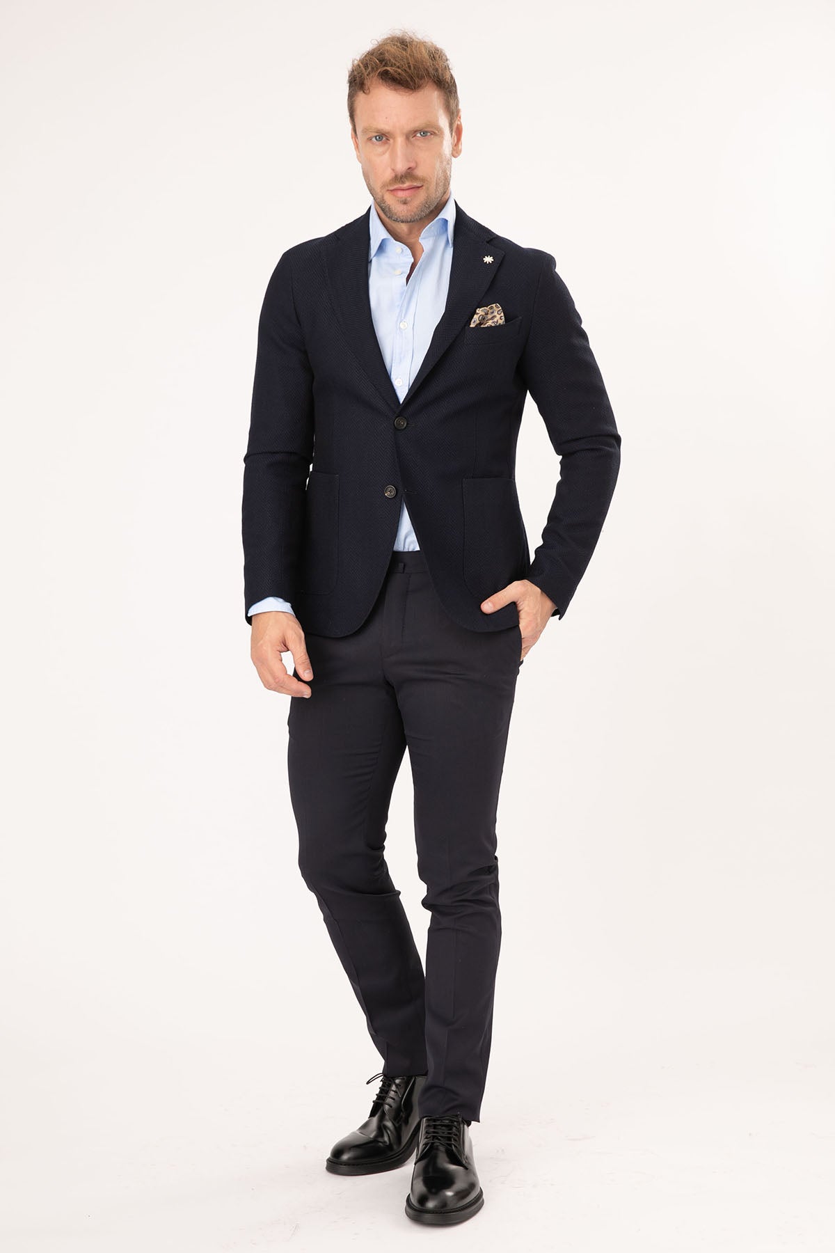Manuel Ritz Çift Düğme Yün Blazer Ceket-Libas Trendy Fashion Store
