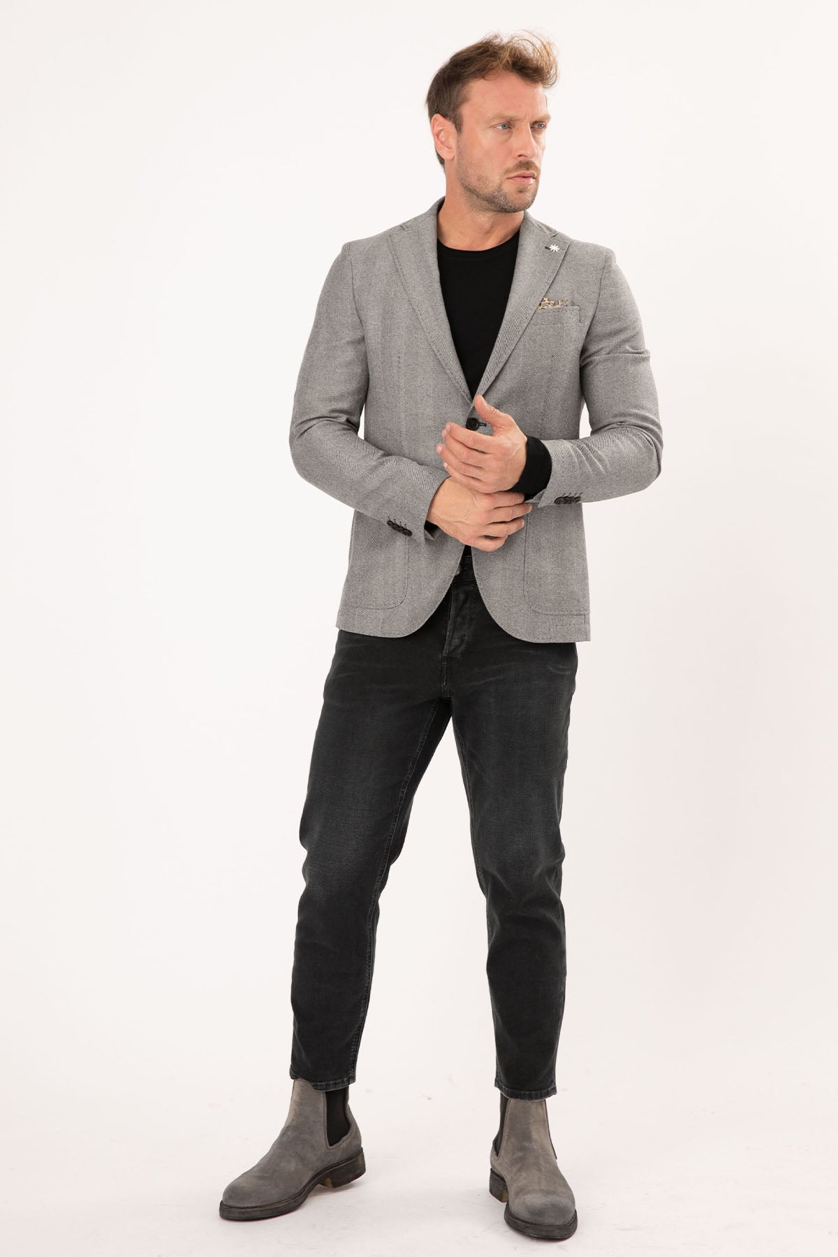 Manuel Ritz Yün Blazer Ceket-Libas Trendy Fashion Store