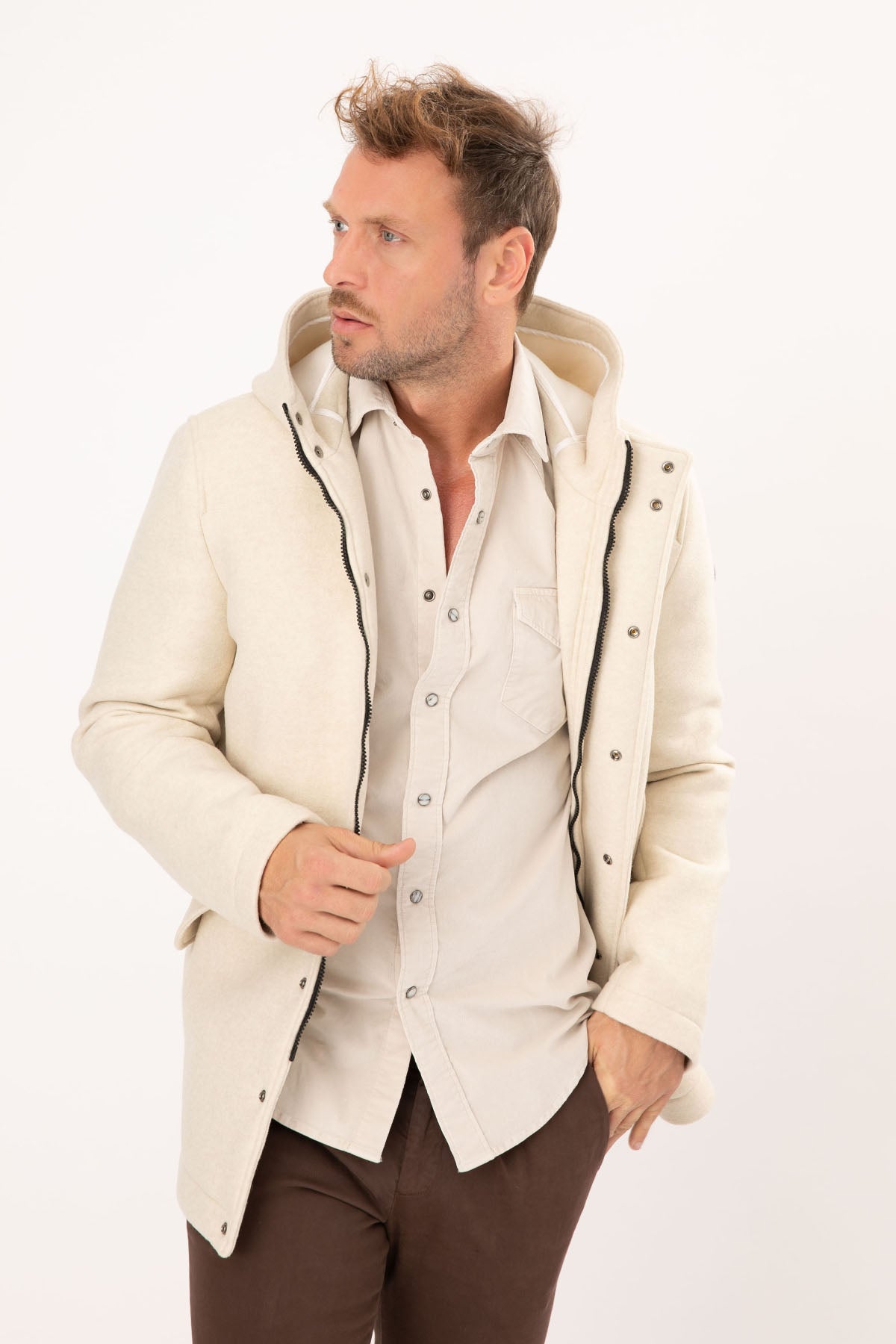 Manuel Ritz Kapüşonlu Kaban-Libas Trendy Fashion Store