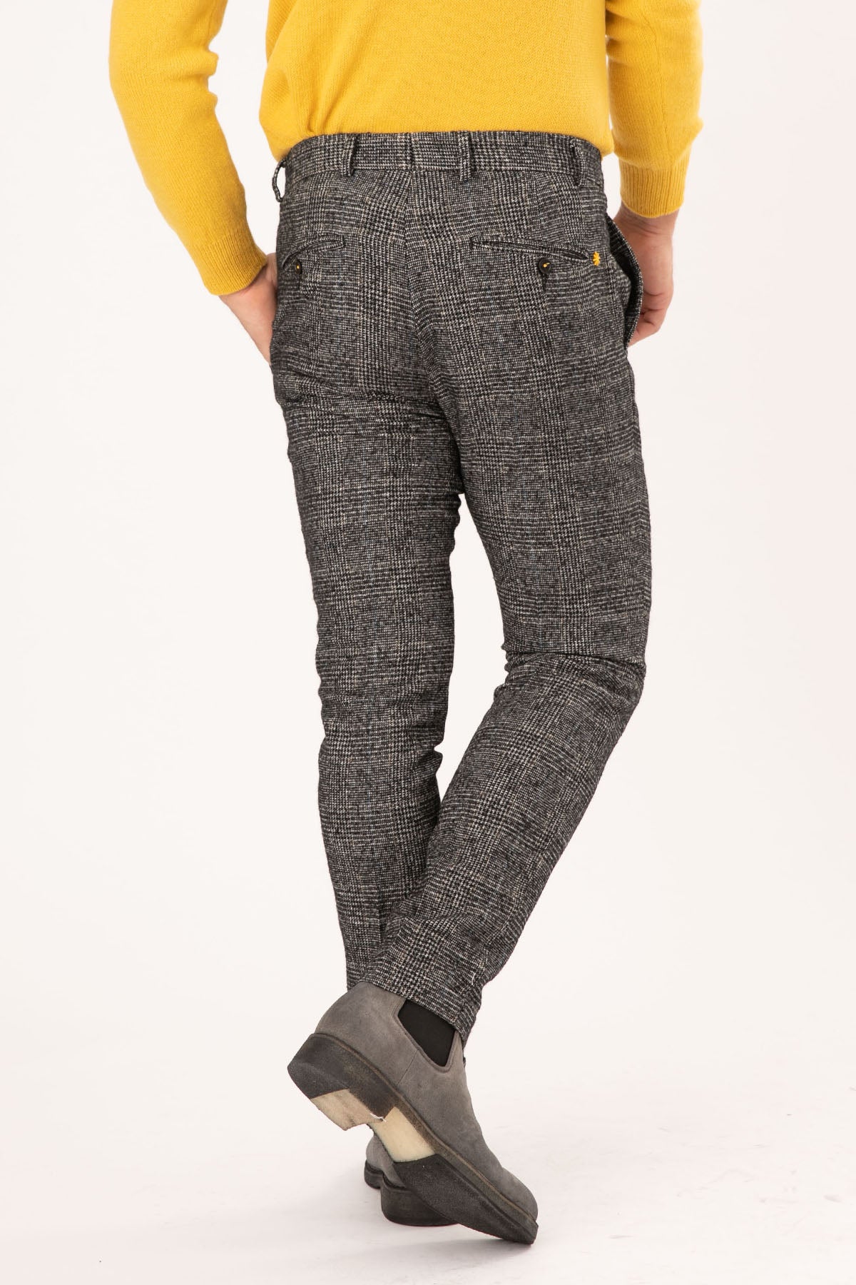 Manuel Ritz Tek Pile Ekoseli Slim Fit Yün Pantolon-Libas Trendy Fashion Store