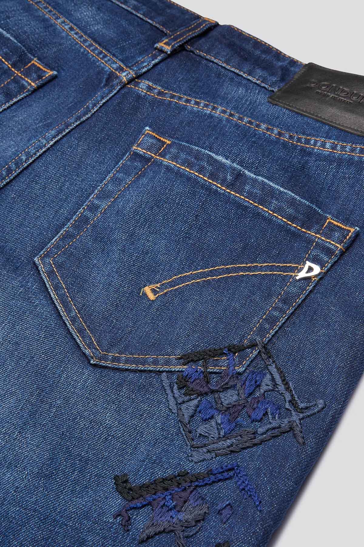 Dondup Koons Loose Fit Nakış Desenli Jeans-Libas Trendy Fashion Store