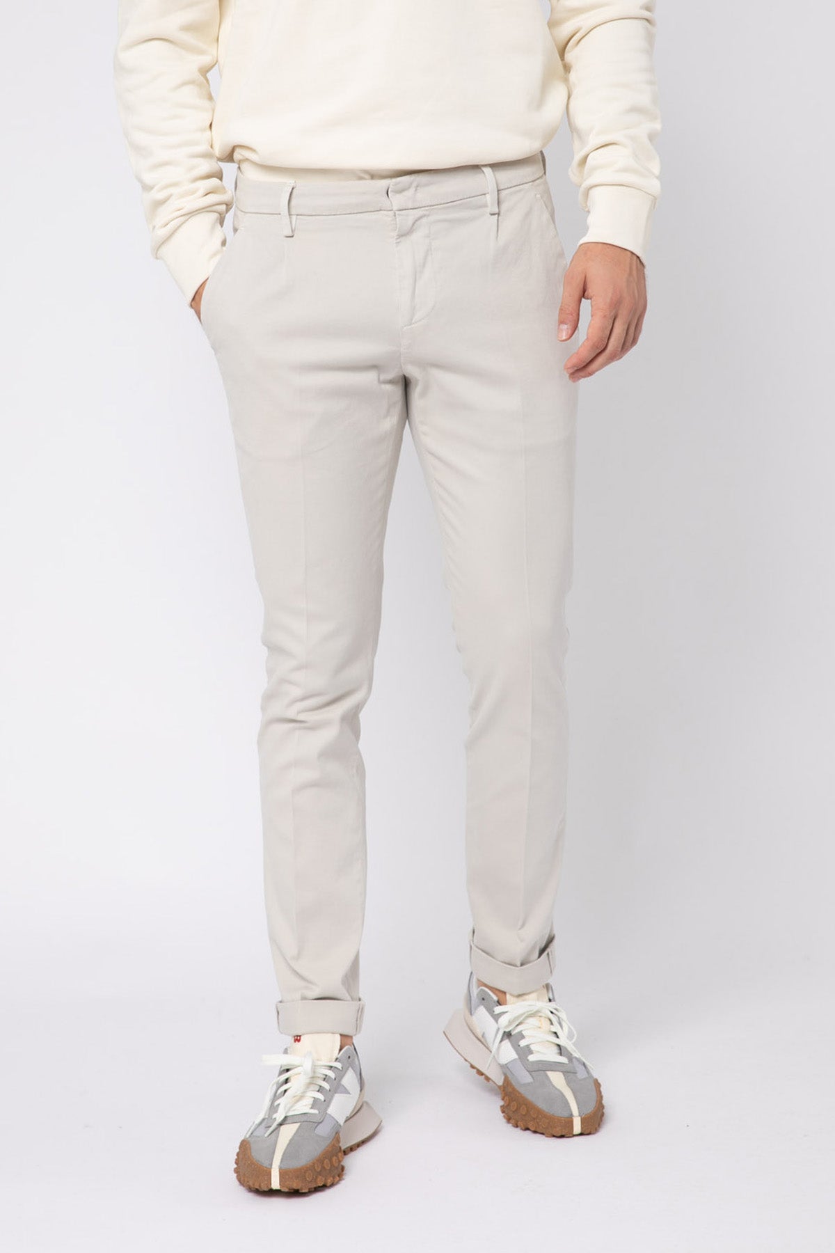 Dondup Slim Fit Yandan Cepli Tek Pile Streç Pantolon-Libas Trendy Fashion Store