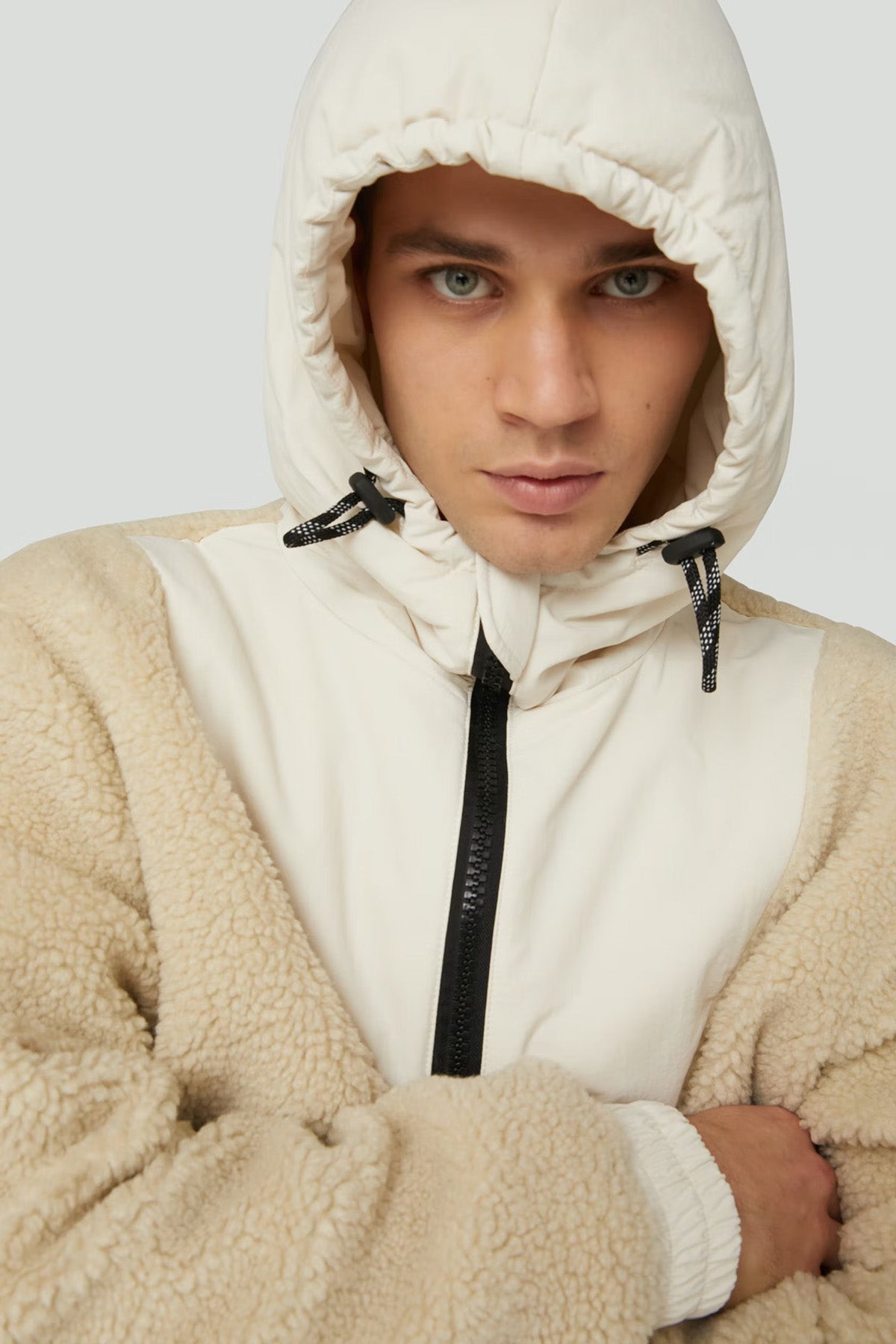 Dondup Kapüşonlu Polar Anorak Ceket-Libas Trendy Fashion Store