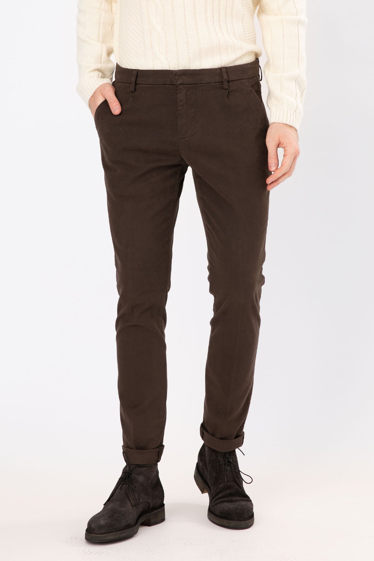 Dondup Slim Fit Yandan Cepli Tek Pile Pantolon-Libas Trendy Fashion Store