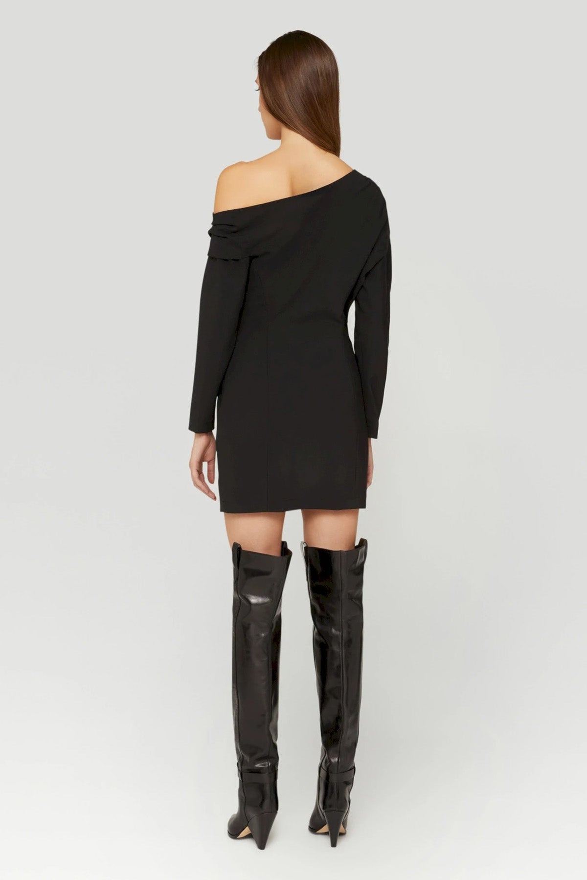 Dondup Tek Omuz Mini Elbise-Libas Trendy Fashion Store