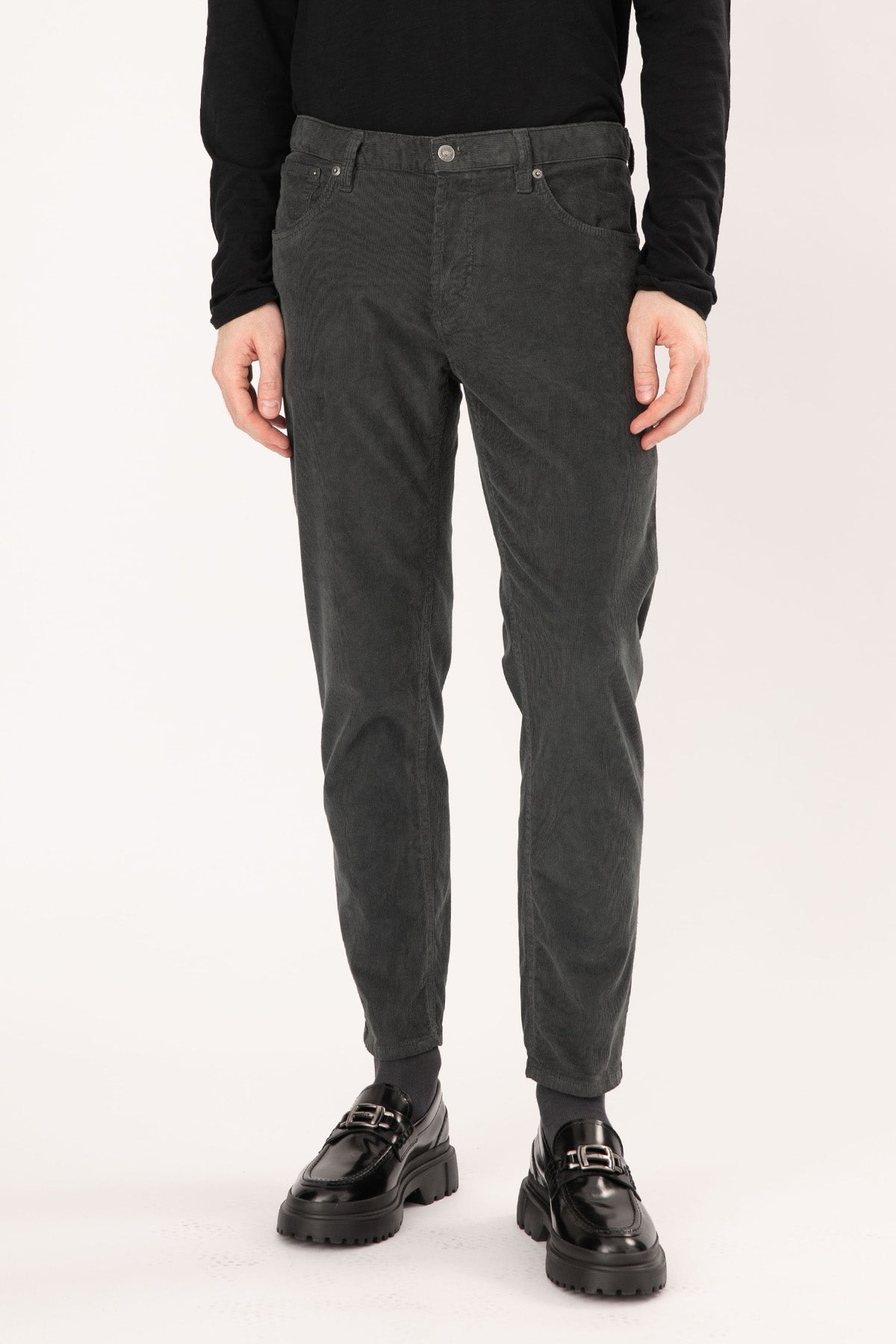 Dondup Brighton Havuç Kesim Fitilli Kadife Pantolon-Libas Trendy Fashion Store