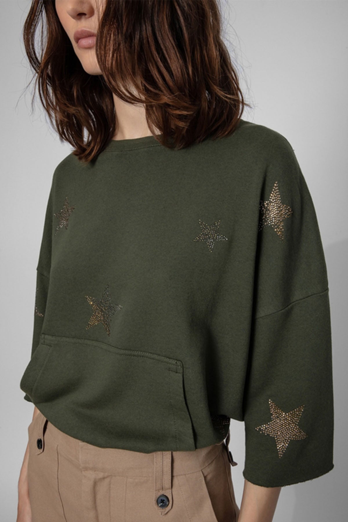 Zadig & Voltaire Yıldızlı Truvakar Kollu Sweatshirt-Libas Trendy Fashion Store