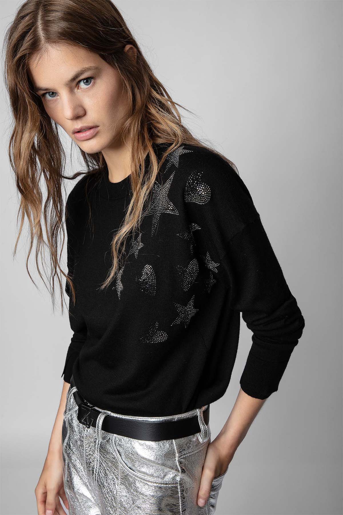 Zadig & Voltaire Yıldızlı Yün Triko-Libas Trendy Fashion Store