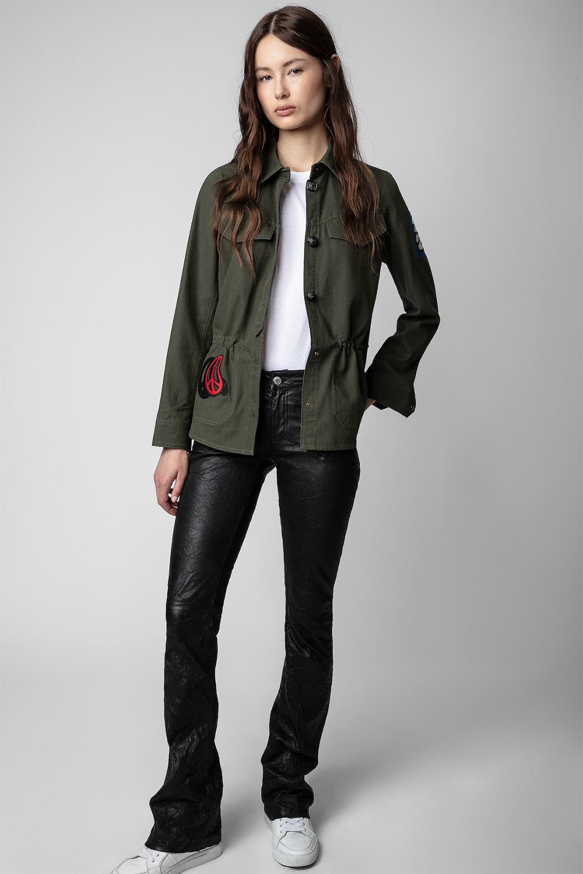 Zadig & Voltaire Nakış Logolu Gömlek Ceket-Libas Trendy Fashion Store