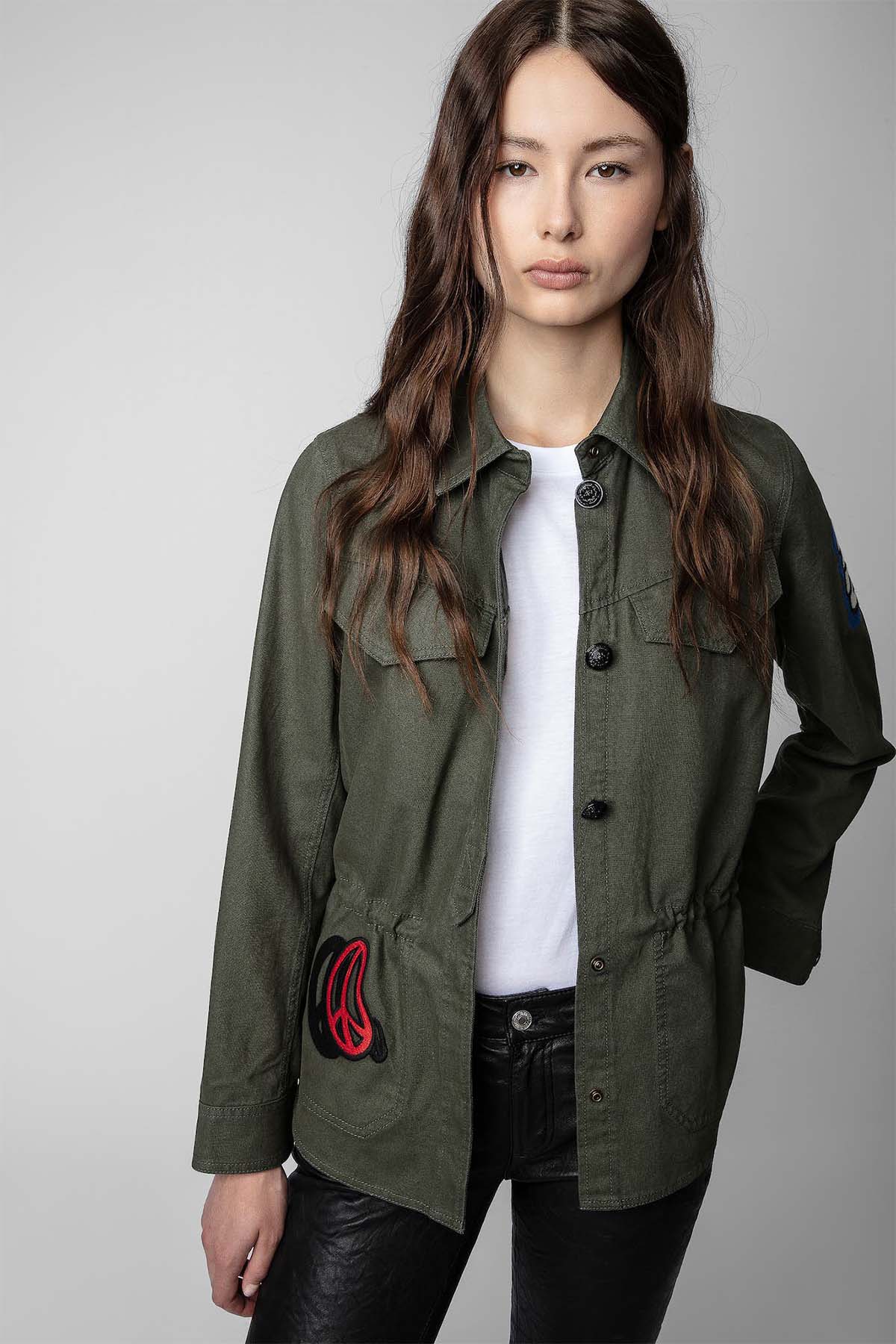 Zadig & Voltaire Nakış Logolu Gömlek Ceket-Libas Trendy Fashion Store