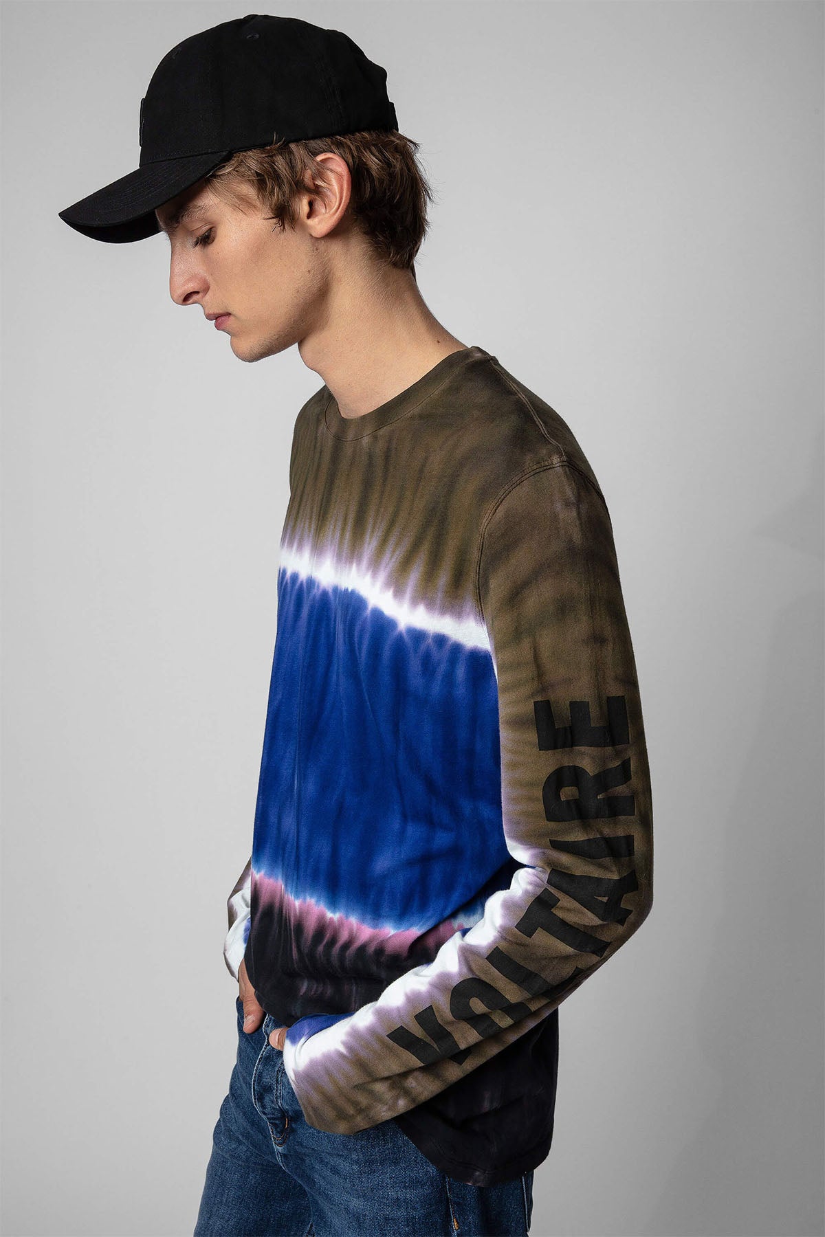 Zadig & Voltaire Hector Batik Uzun Kollu T-shirt-Libas Trendy Fashion Store