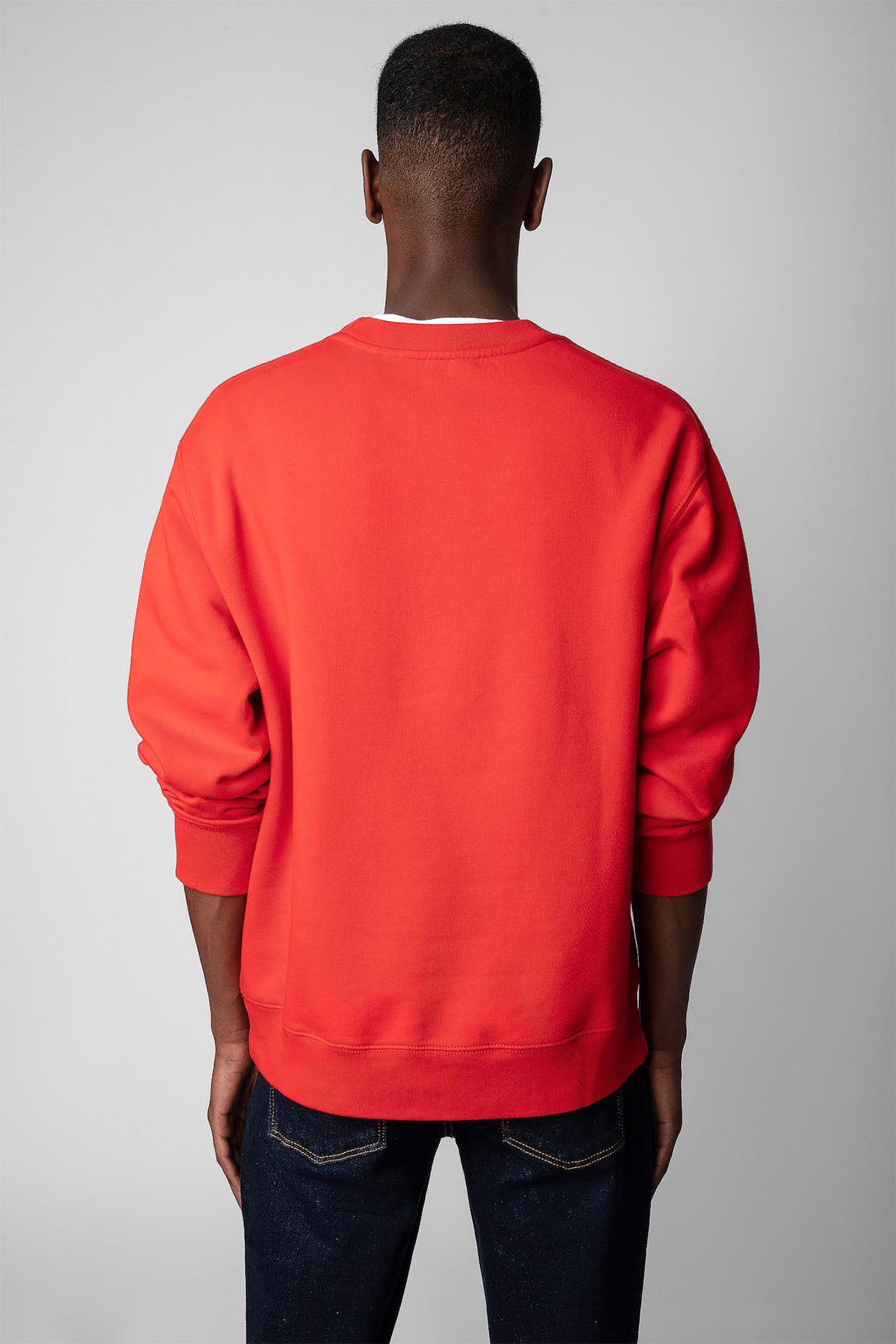 Zadig & Voltaire Yuvarlak Yaka Logolu Sweatshirt-Libas Trendy Fashion Store