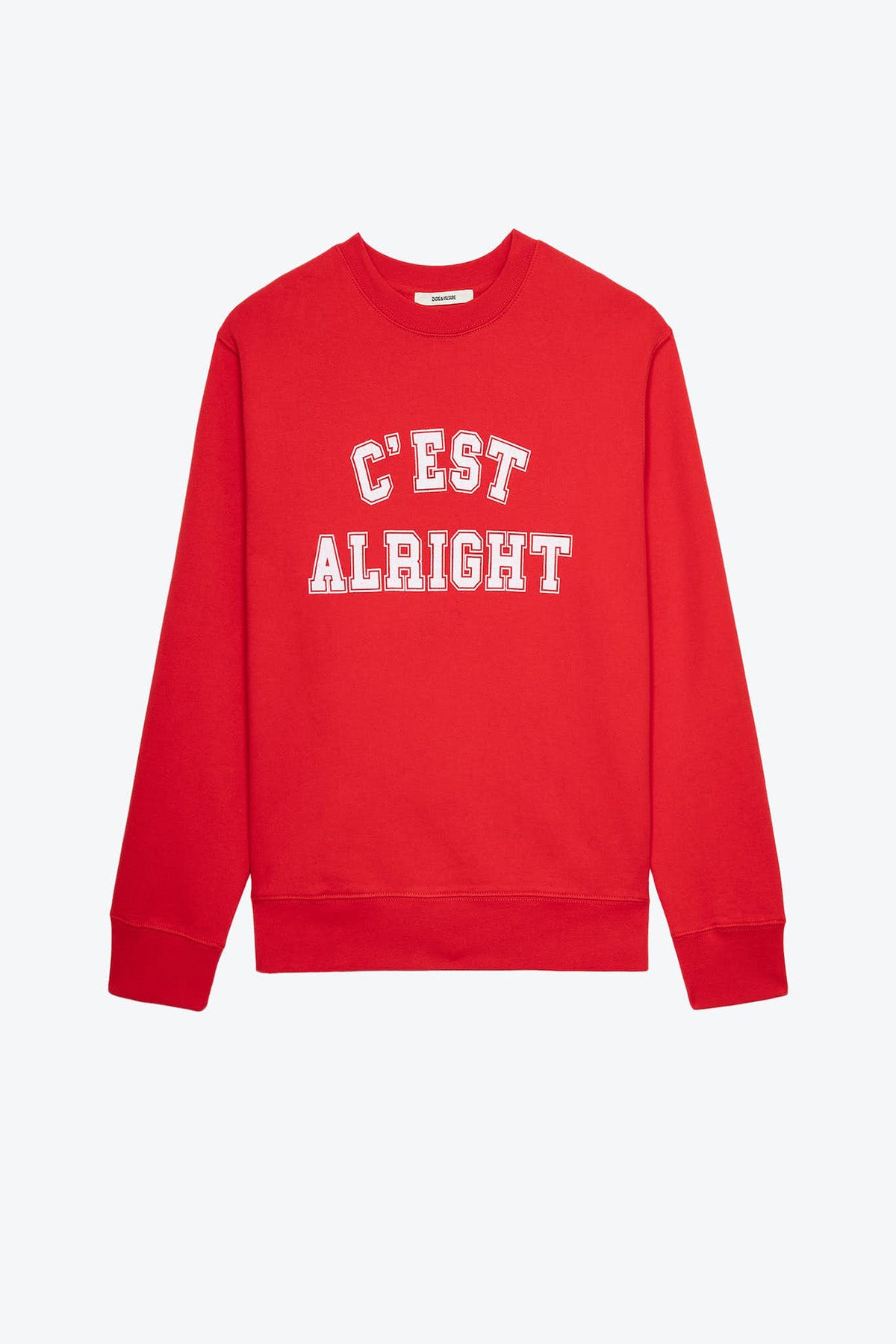 Zadig & Voltaire Yuvarlak Yaka Logolu Sweatshirt-Libas Trendy Fashion Store
