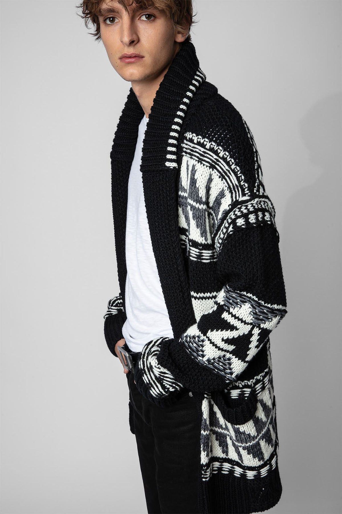 Zadig & Voltaire Desenli Örgü Triko Ceket-Libas Trendy Fashion Store