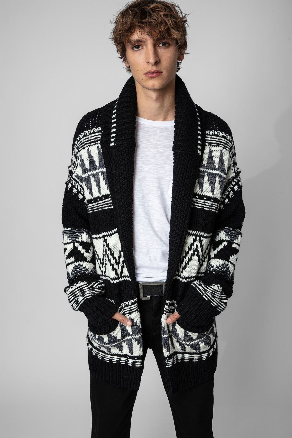 Zadig & Voltaire Desenli Örgü Triko Ceket-Libas Trendy Fashion Store