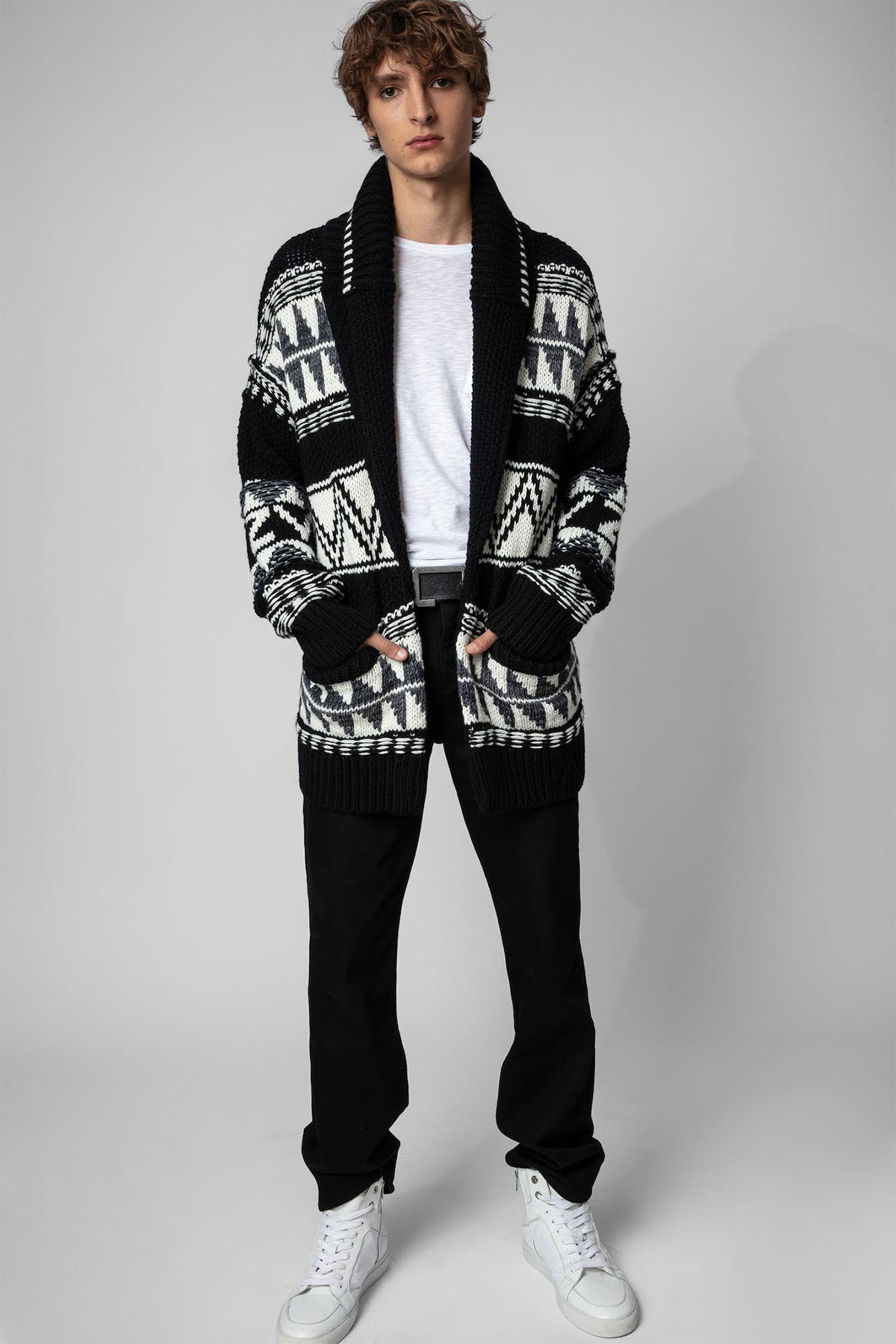 Zadig & Voltaire Desenli Örgü Triko Ceket-Libas Trendy Fashion Store