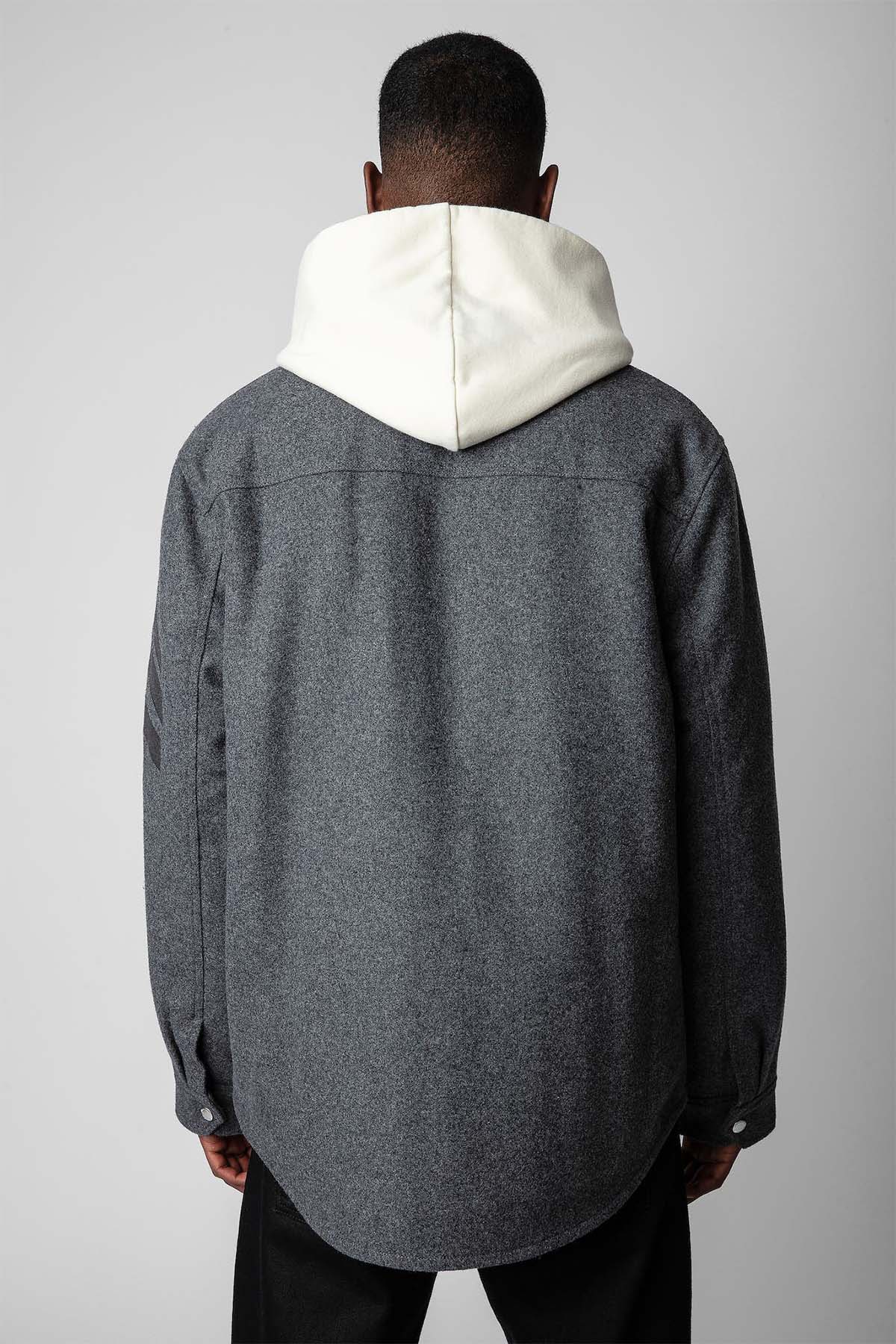 Zadig & Voltaire Logolu Puffer Yün Gömlek Ceket-Libas Trendy Fashion Store