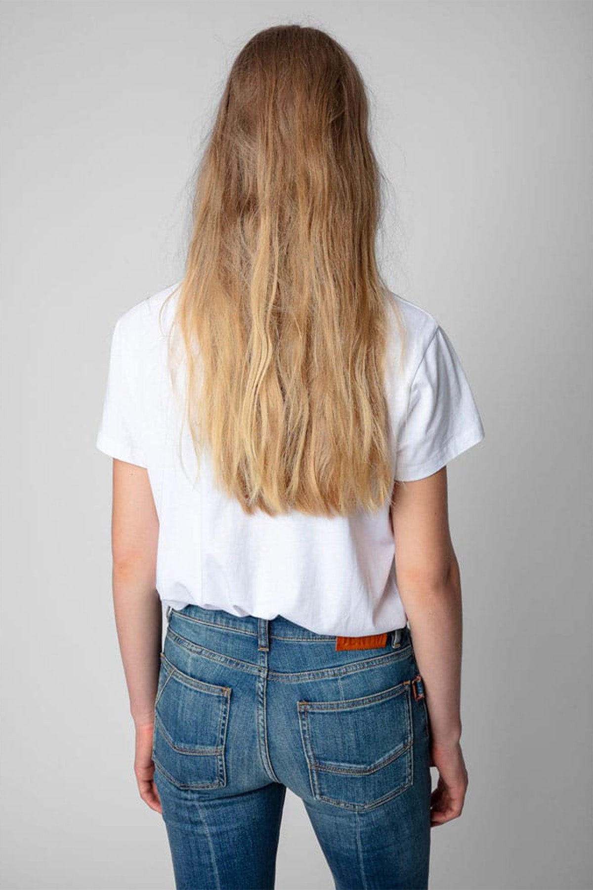 Zadig & Voltaire Yuvarlak Yaka Logolu T-shirt-Libas Trendy Fashion Store