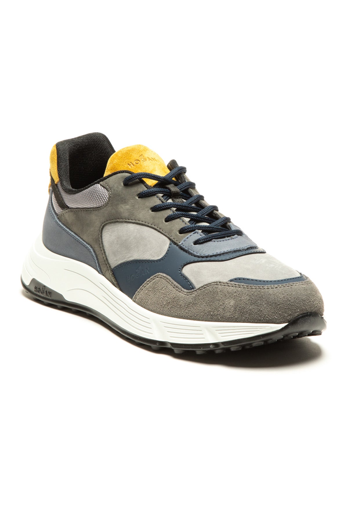 Hogan H383 Nubuk Deri Kombinasyonlu Sneaker Ayakkabı-Libas Trendy Fashion Store