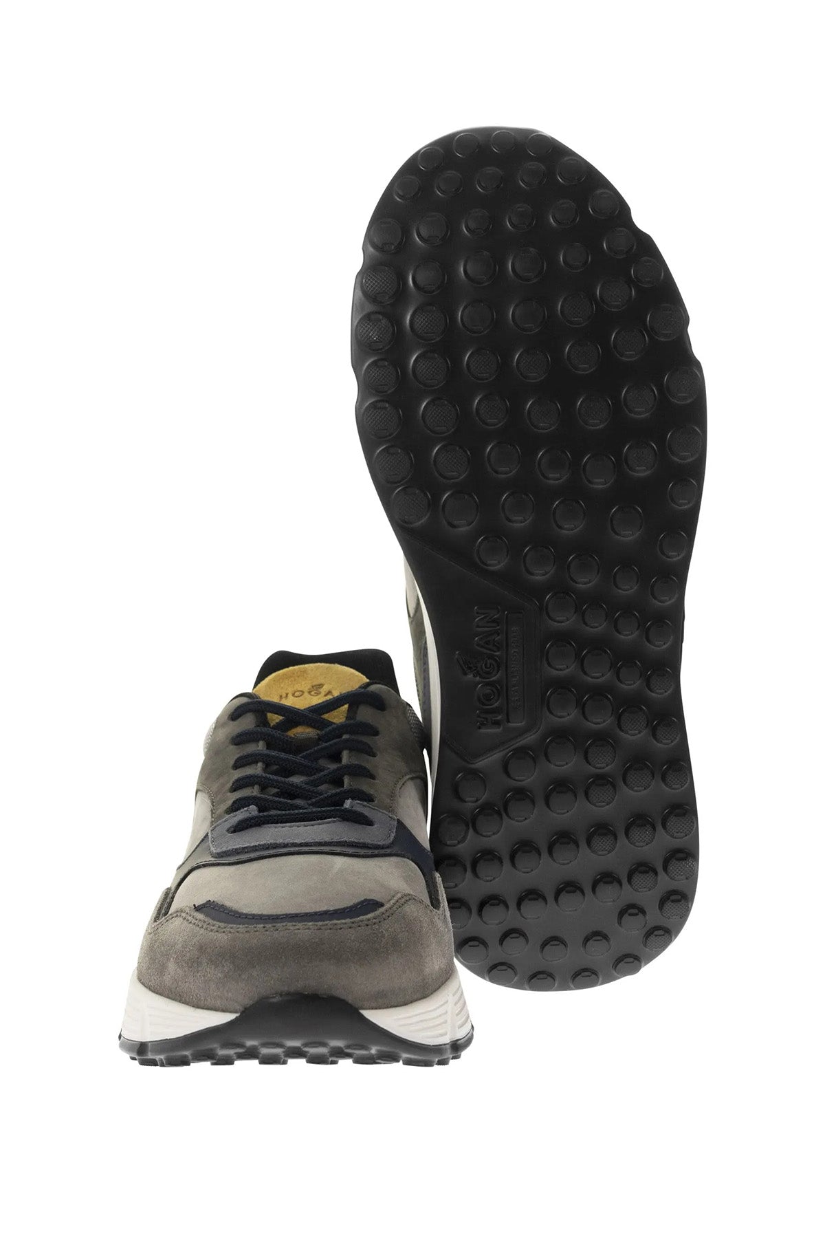 Hogan H383 Nubuk Deri Kombinasyonlu Sneaker Ayakkabı-Libas Trendy Fashion Store