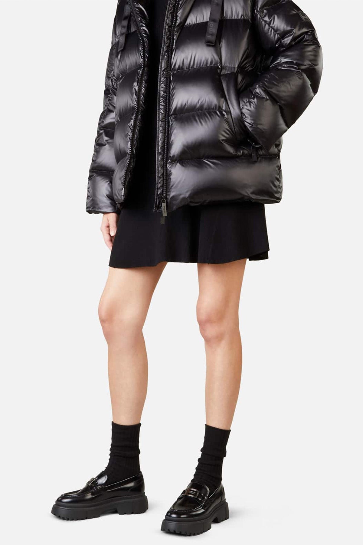 Hogan H629 Metal Tokalı Deri Loafer Ayakkabı-Libas Trendy Fashion Store