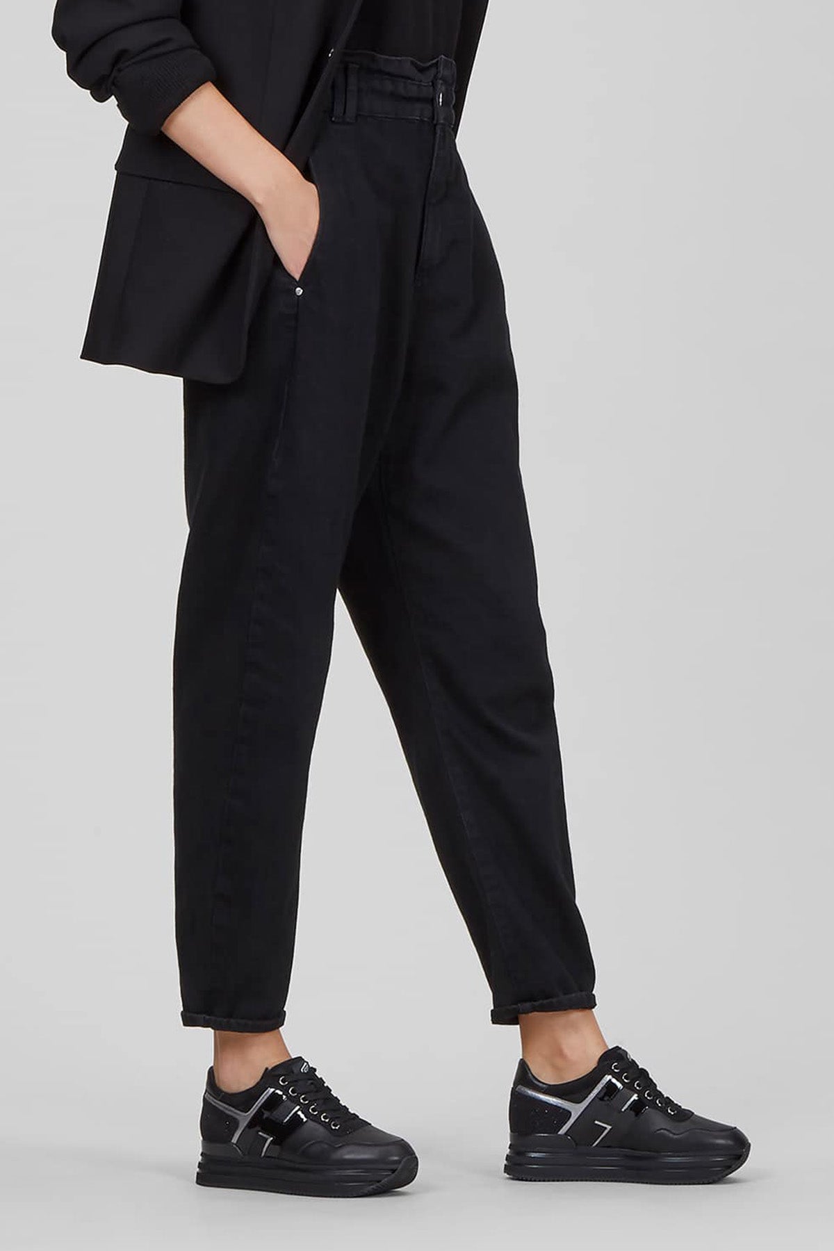 Hogan H483 Midi Platform Deri Sneaker Ayakkabı-Libas Trendy Fashion Store