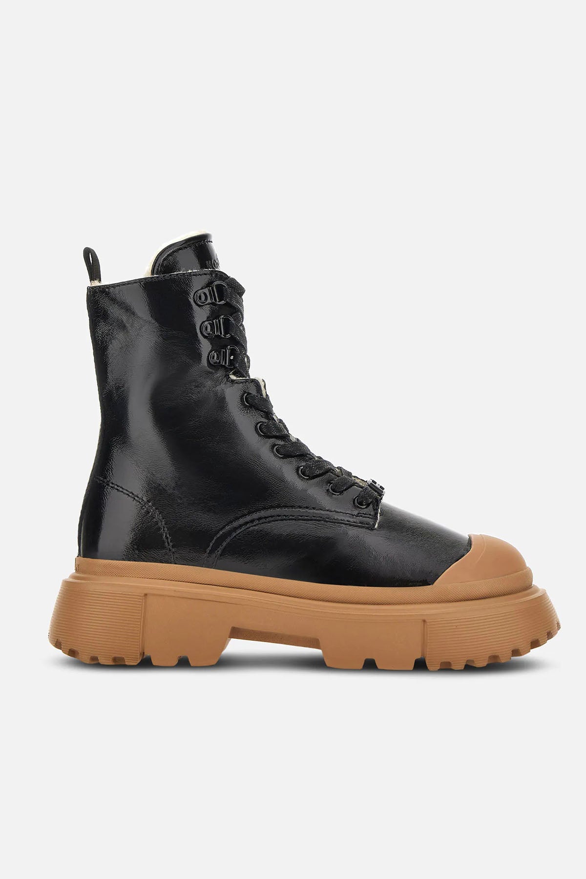 Hogan H619 İçi Kürklü Rugan Deri Postal Bot-Libas Trendy Fashion Store