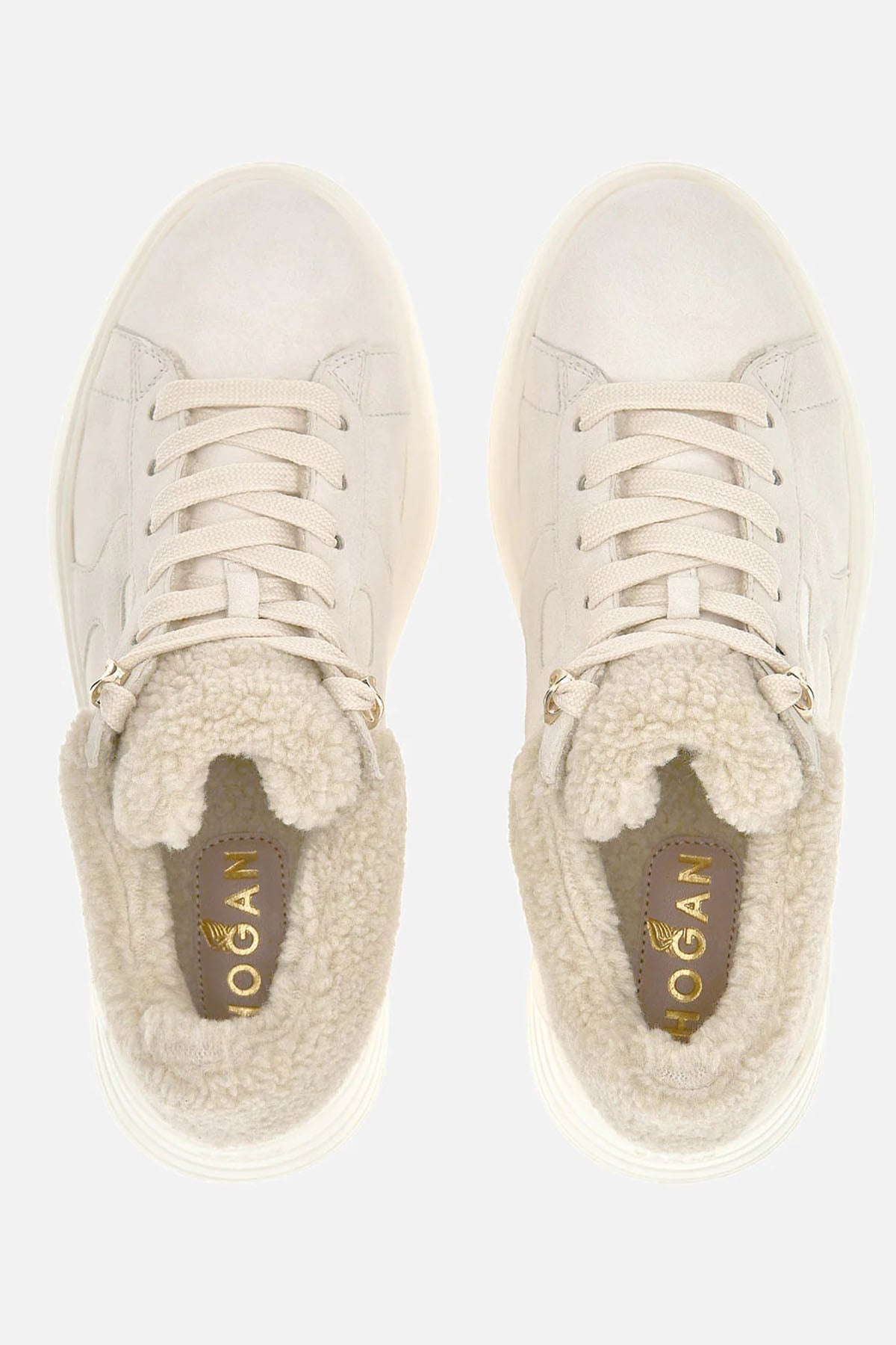 Hogan Rebel H562 İçi Kürklü Süet Sneaker Ayakkabı-Libas Trendy Fashion Store