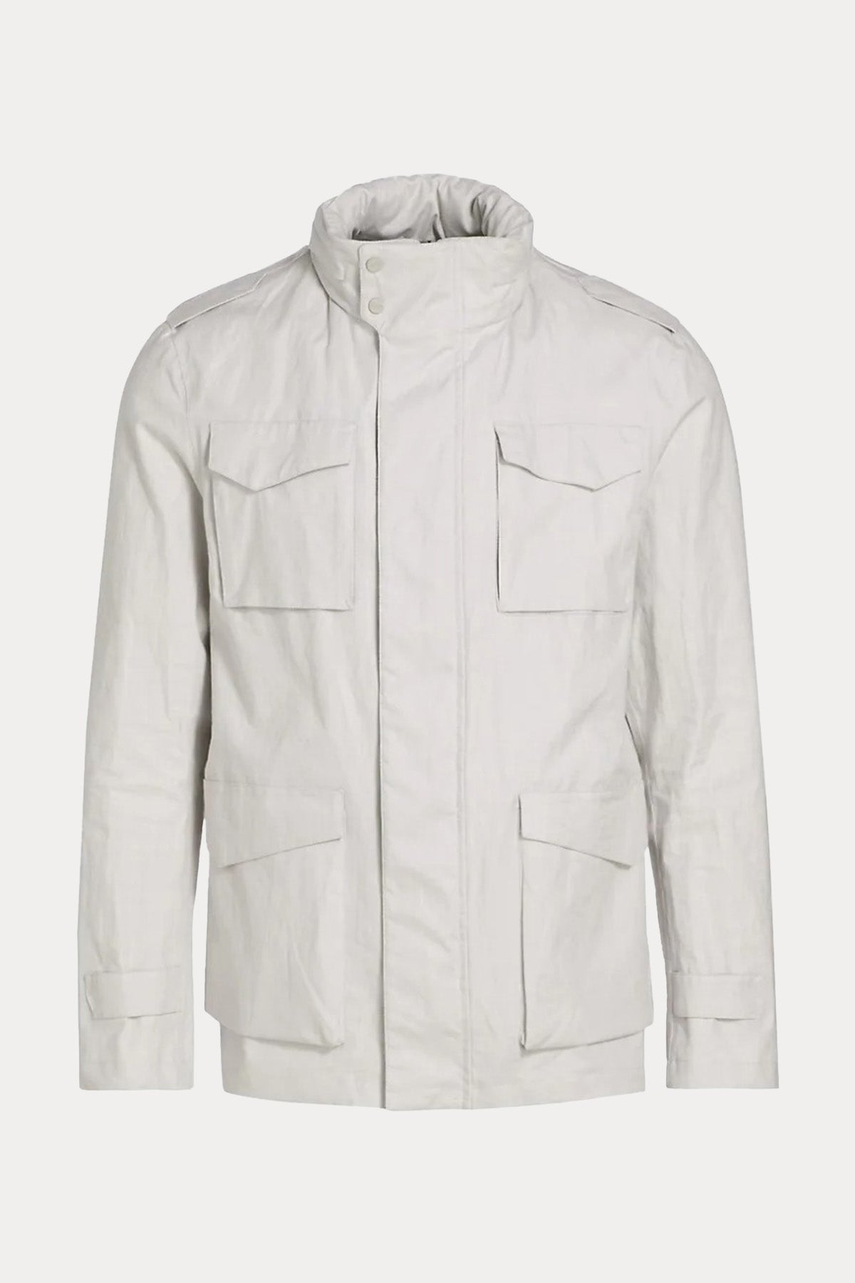 Herno Dik Yaka Kapak Cepli İnce Mont Ceket-Libas Trendy Fashion Store