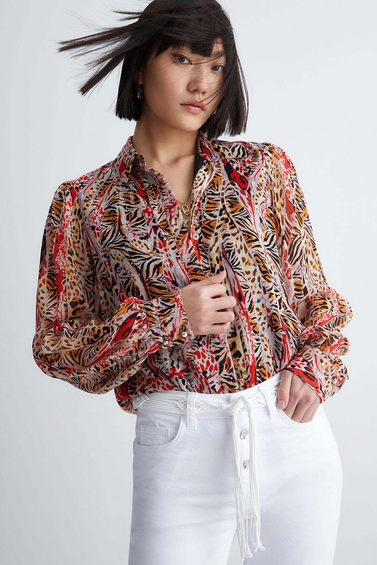 Liu Jo Desenli Gömlek-Libas Trendy Fashion Store