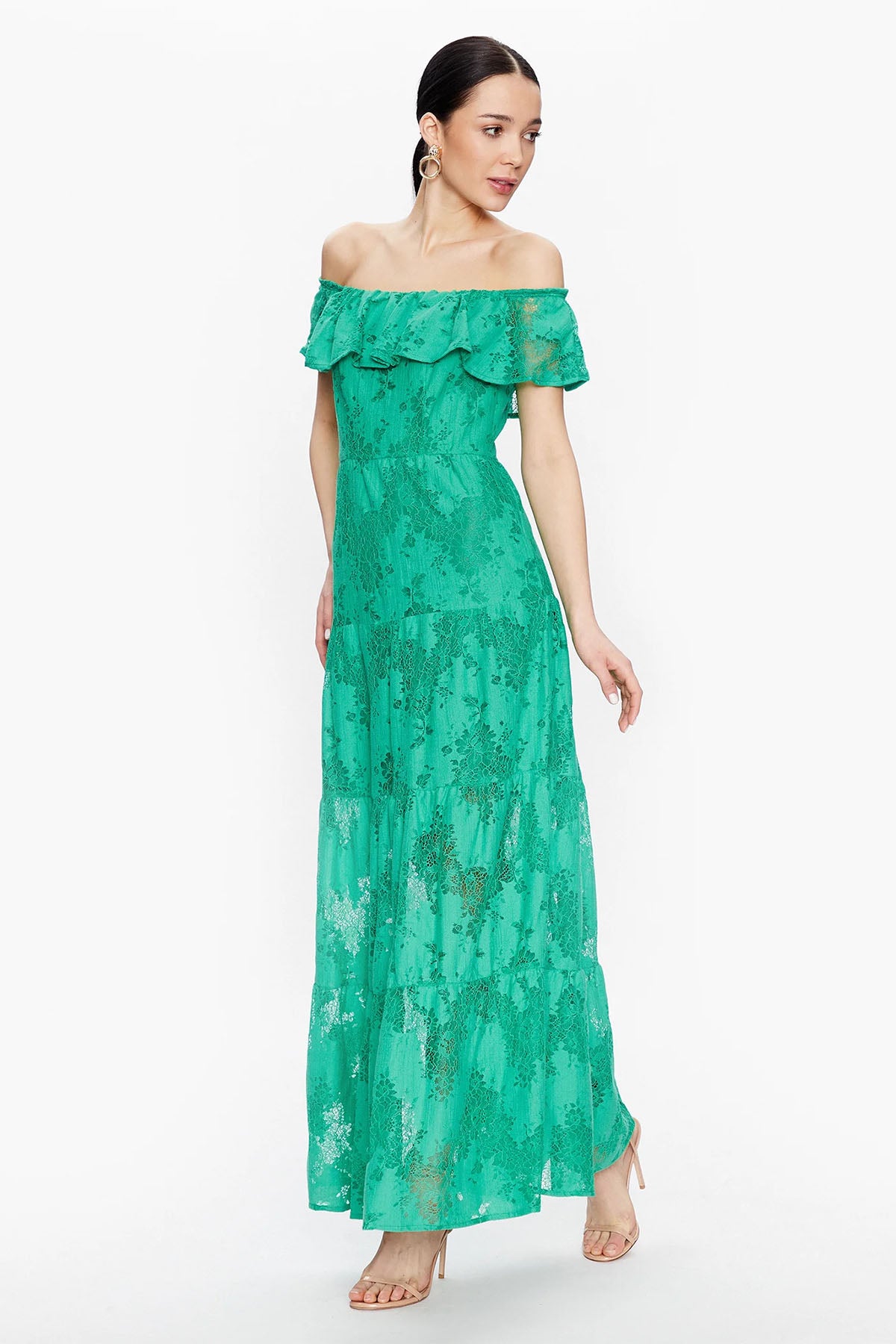 Liu Jo Fistolu Straplez Maxi Elbise-Libas Trendy Fashion Store